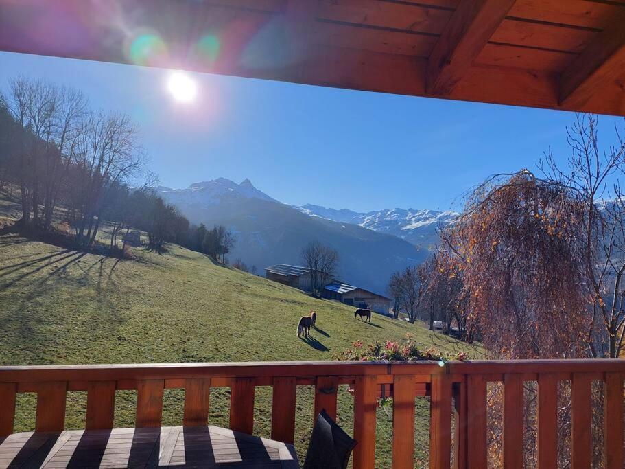 Appart Duplex Chalet Plein Sud Feissons-sur-Salins Exterior foto